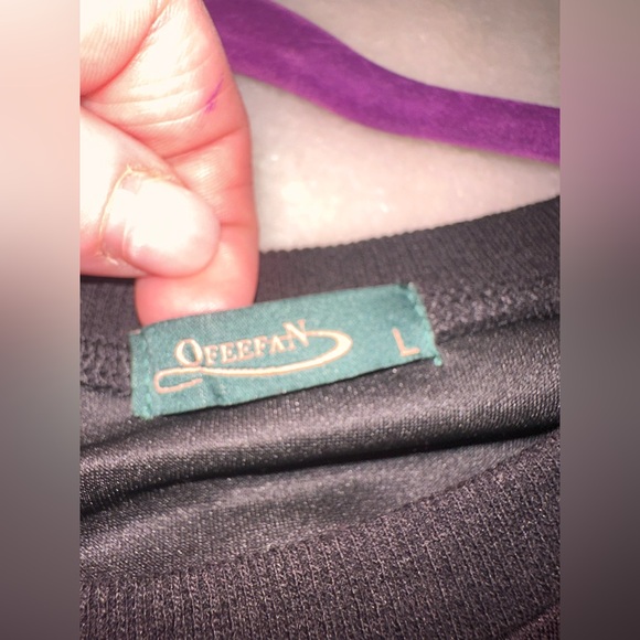 NWOT Ofeefan‎ Black Sleeveless Luxurious Size Large Romper - Picture 6 of 8